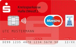 Sparkassen-Card (Debitkarte) der Kreissparkasse Halle (Westf.)