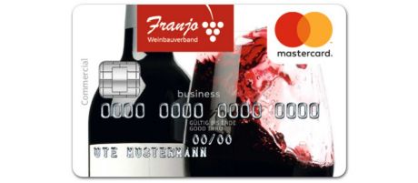 Mastercard Business mit Motiv und Firmenlogo